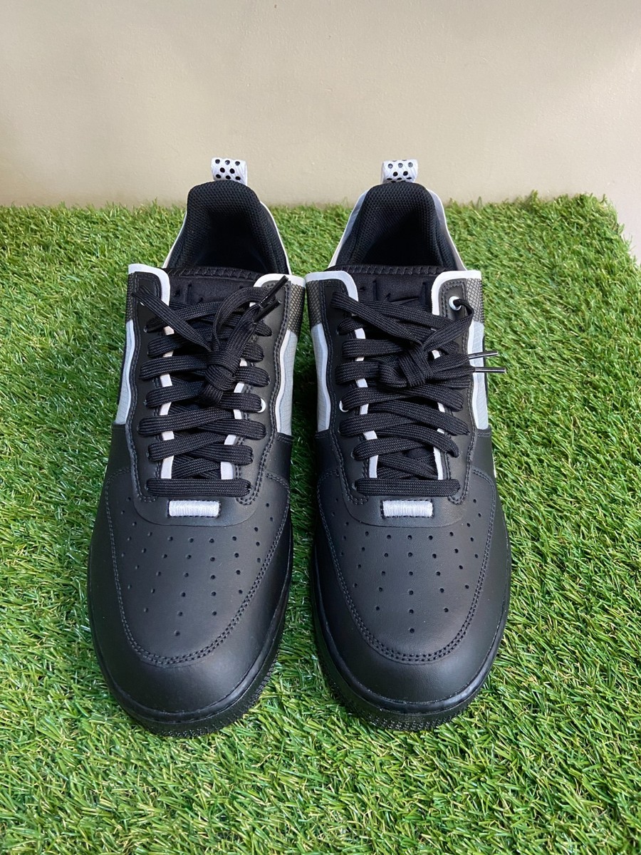 Nike Air Force 1 Low React Black White Shoes Sneakers DM0573-002