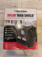 Solar Yard Shield Animal & Pest Repeller - Solar Powered Ultrasonic Bird & An...