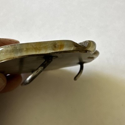 Vintage Handcrafted Agate Belt Buckle Rough Cut Natural  display picture 1