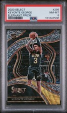 2023 PANINI SELECT ELEPHANT PRIZM #295 KEYONTE GEORGE PSA 8