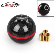 Universal Ball Shape Real Carbon Fiber Manual MT Gear Shift Knob