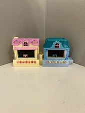 Pixel Chix Lot Of 2 -  2005 Mattel Inc. Play Houses All Working.