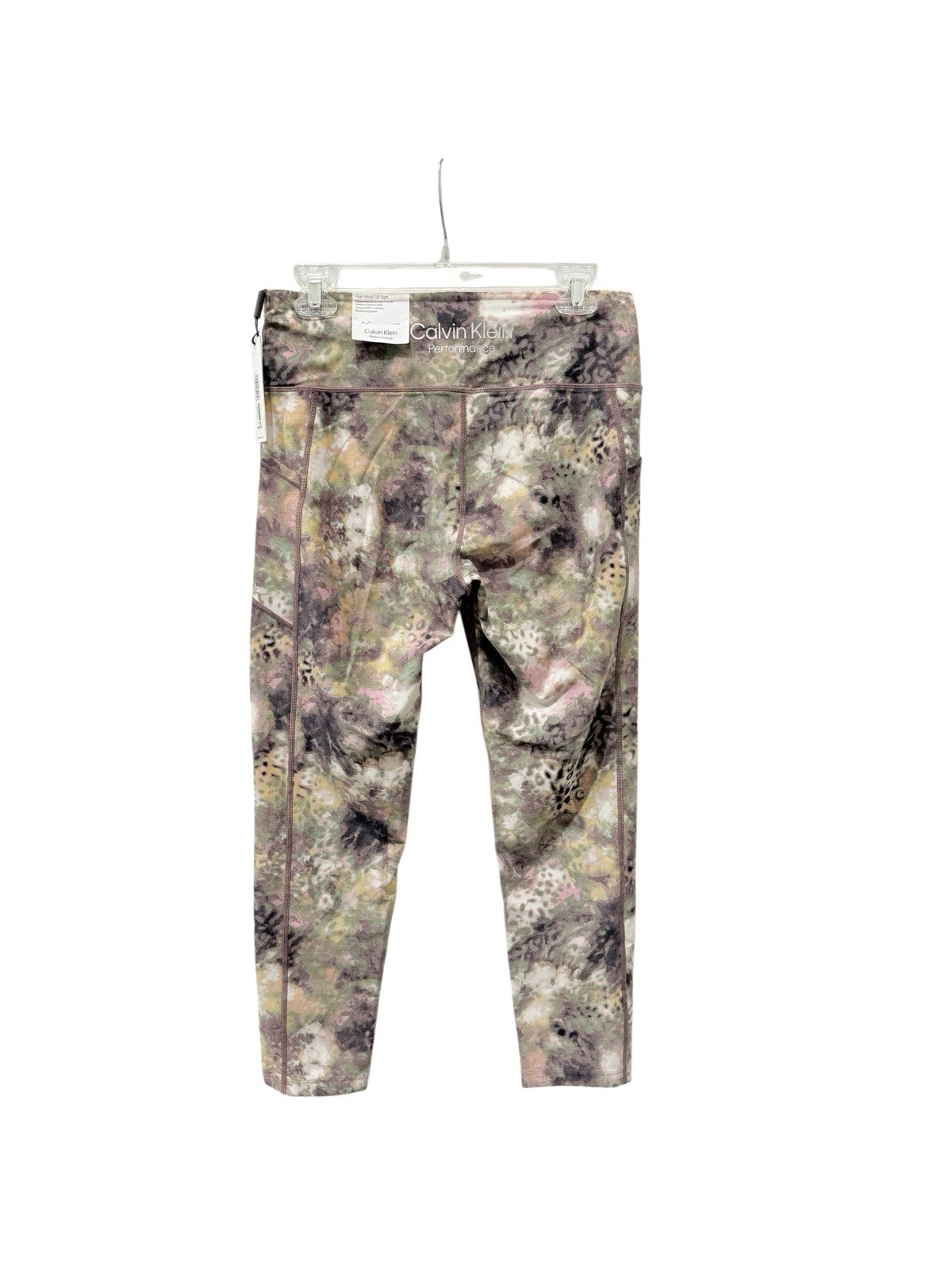 Calvin Klein Performance High Waist 7/8 Tight Legging Ice Leopard Java Multi L thumbnail 4