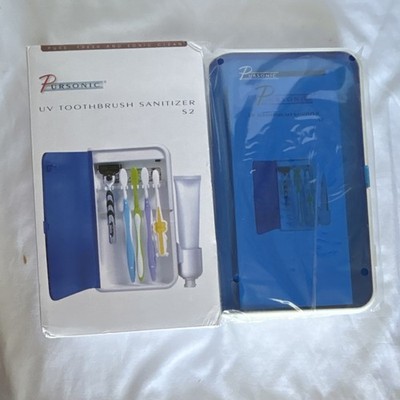 Pursonic S2 UV Toothbrush Sanitizer Holder Wall Mounted Blue White