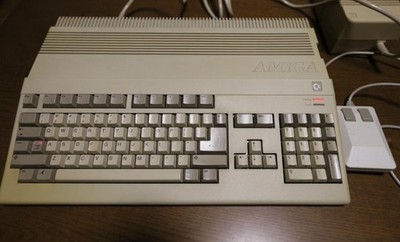 Commodore Amiga 500 Home Computer Keyboard Unit Vintage Retro:JPN