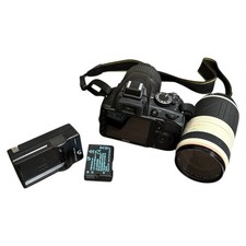 Nikon D3100 DSLR Camera w/ 18-55mm Lens Battery Charger Tested