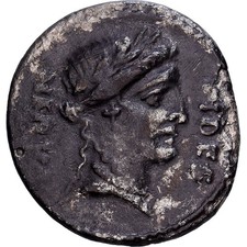 Roman Republic, Licinia, Denarius, 47 BC, Rome, Silber, S, Crawford:454/1