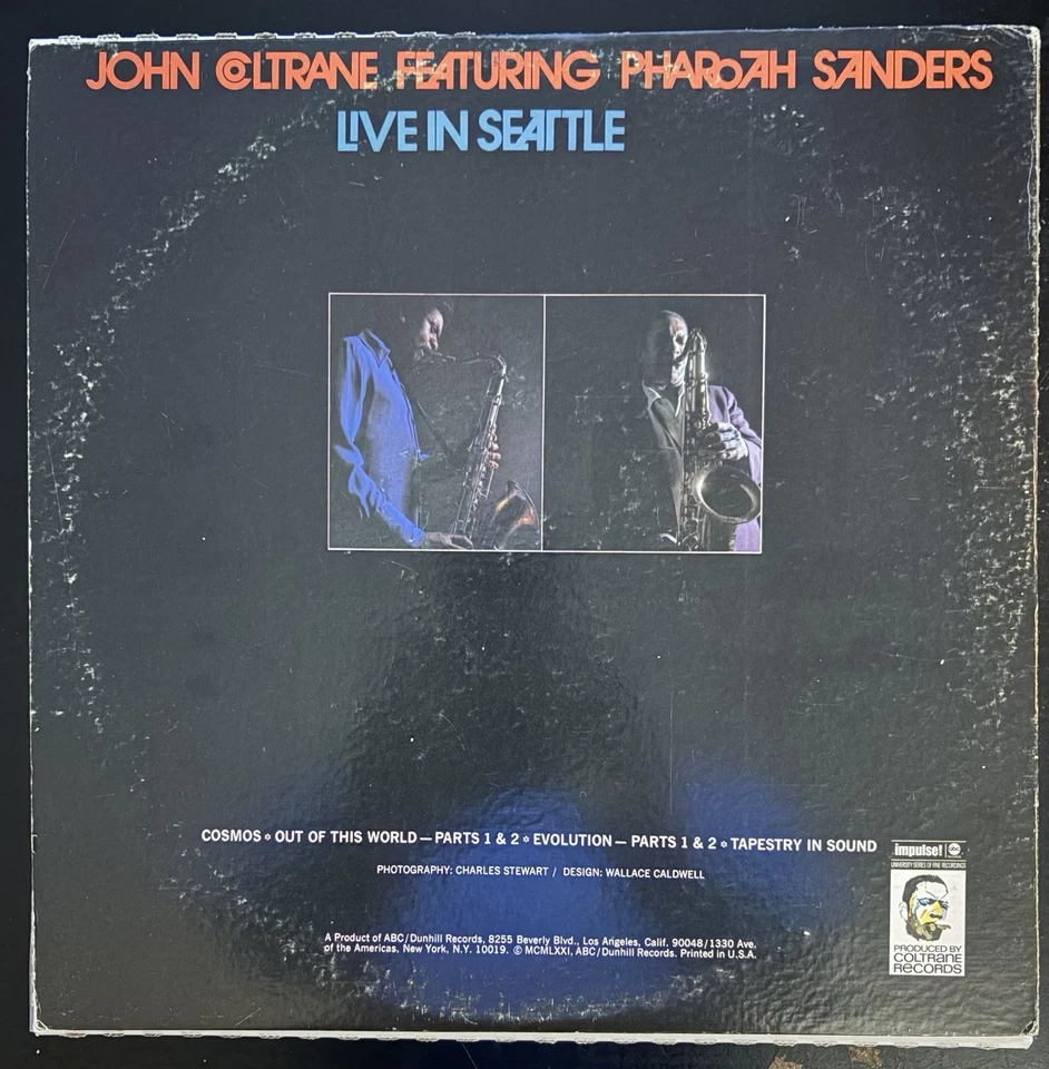 John Coltrane - Live In Seattle (2LP’s, VG+, 1971 OG, Gatefold Jacket) - Image 2 of 4