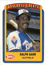 1990 Swell Baseball Greats #46 Ralph Garr Atlanta Braves