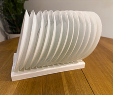 White Plate Rack Holder