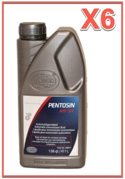 6 Liter Auto. 5 & 7 Speed Trans. Fluid PENTOSIN ATF134 RED