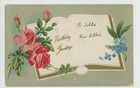  Mr Fancy Cancel Embossed Birthday Greetings 1909 Postcard #2524 — photo 1