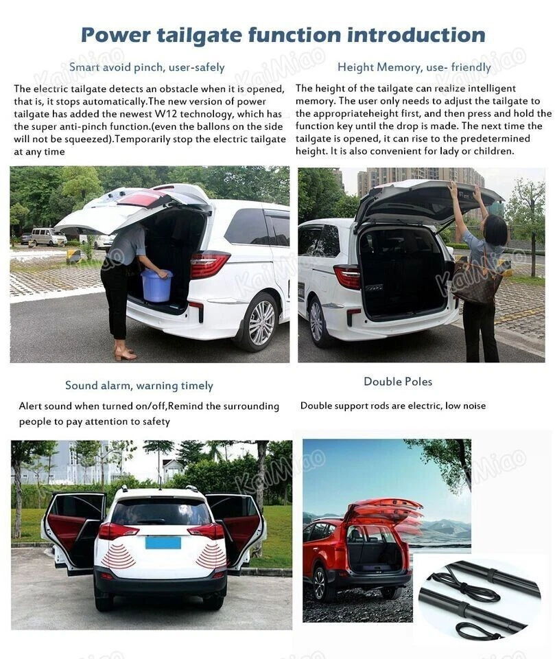 Puerta trasera eléctrica Power Liftgate Retrofit para Toyota HiAce H300 2019-2024 Foto 3 de 4