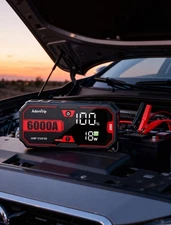 Car Jump Starter 6000A Booster Jumper Box Power Bank Battery Charger 12V