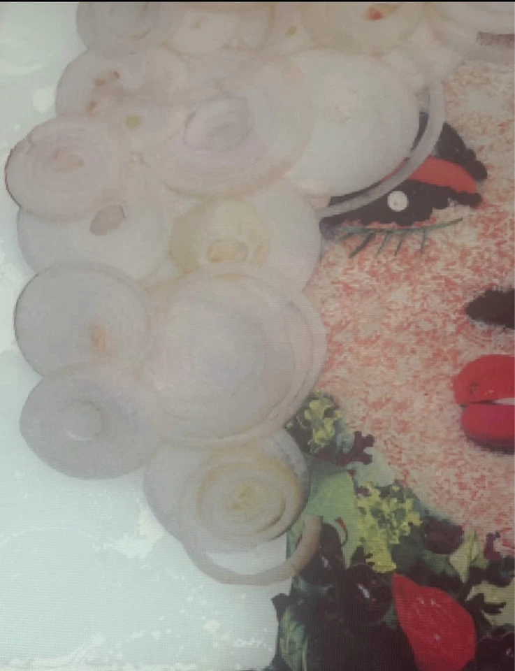 Marilyn Monroe Glass Cutting Board, Platter, or Stand Alone Art Piece; Surealism - Image 3 of 4