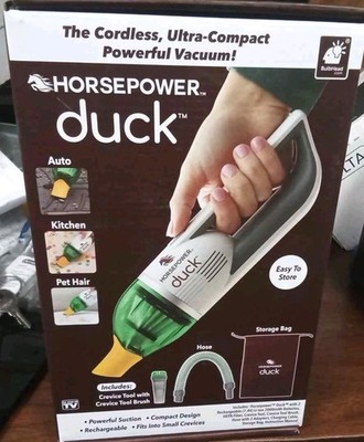 Horsepower Duck Cordless Mini Vacuum  Powerful Handheld Cleaner R1-2825