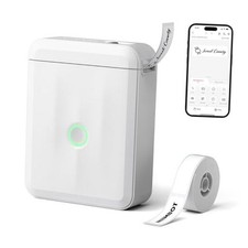 D110 Upgraded Version Mini Label Maker Machine with Tape, Portable Bluetooth