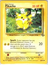 Pikachu 60/64 Common Jungle Pokemon Unlimited Heavily Played on eBay
