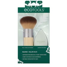 EcoTools Blend + Blur Duo Pennello e Spugna per Trucco, Set da 2 Pezzi