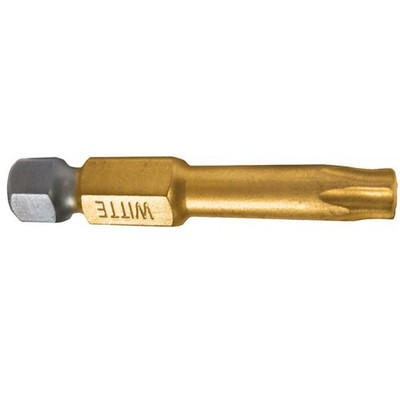 WITTE T-Sechskant Torx Bits Titanium-Beschichtung 50mm