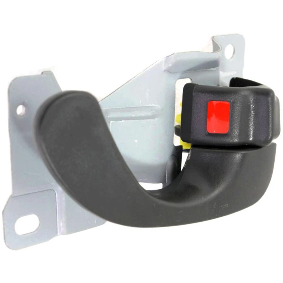 Juego de 2 manijas de puerta interiores para 99-2003 Mitsubishi Galant 97-2002 Mirage gris Foto 3 de 4