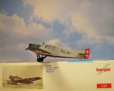 Herpa Wings 1:87  Junkers F.13  Danziger Luftpost Dz.41  019361 Modellairport500