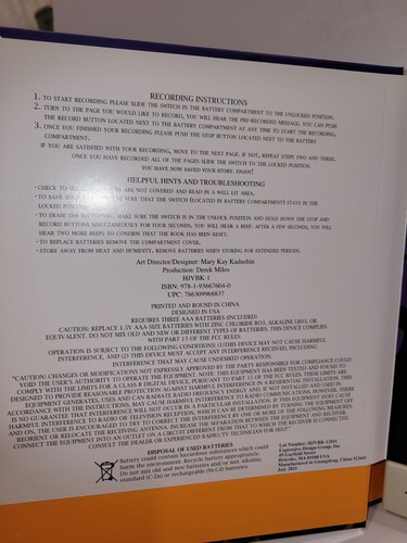 Scooby-doo! Haunted Halloween Record a Book Hardcover From Collector's Collectio - Picture 5 of 13
