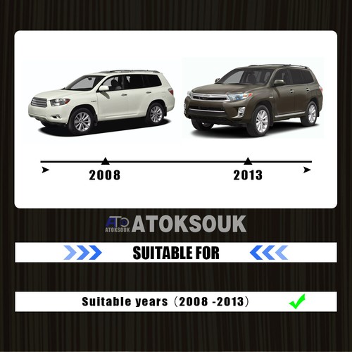 Sunproof Dashboard Cover Mat for 08-13 Toyota Highlander Interior Protection Pad - Picture 3 of 12