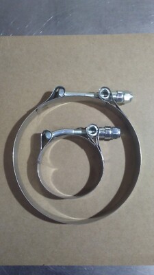 IDEAL TRIDON 425.  4.25''- 4.56'' 1-PC STAINLESS T-BOLT CLAMPS 425