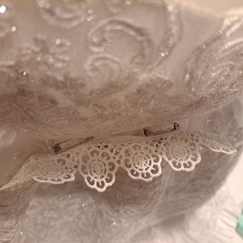 Girls white flower girl dress wedding baptism christening Convertible 2-3 tiers - Picture 16 of 16