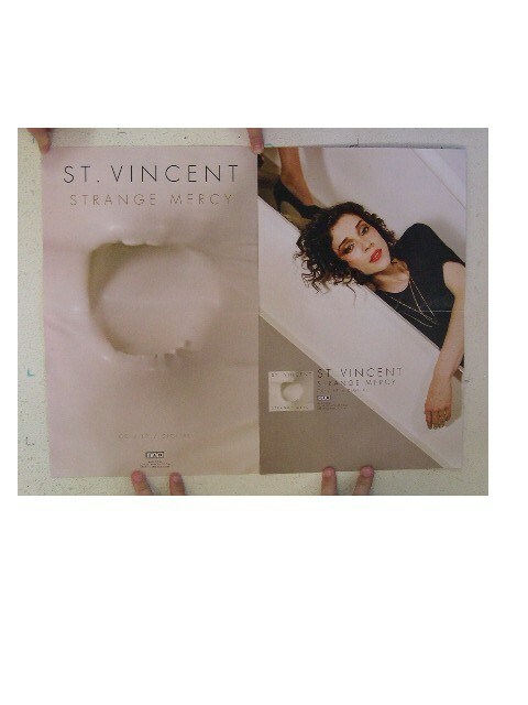 St. Vincent Poster Strange Mercy Two Sided Saint St | eBay