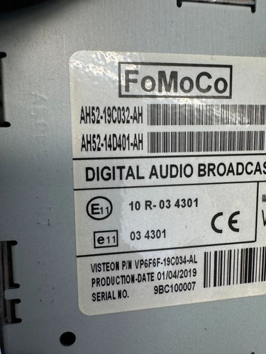 Centralina modulo Land Rover Range Rover Sport L320 Dab AH52-19032-AH - Foto 2 di 2