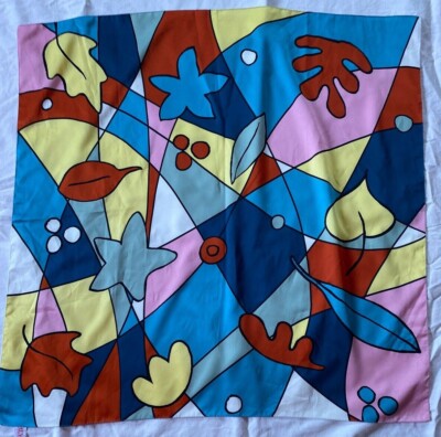Foulard en polyester pour femmes en Multicolore