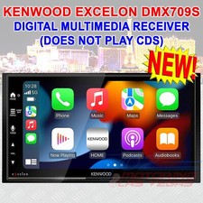 KENWOOD EXCELON DMX709S 6.8" APPLE CARPLAY AND ANDROID AUTO MULTIMEDIA RECEIVER