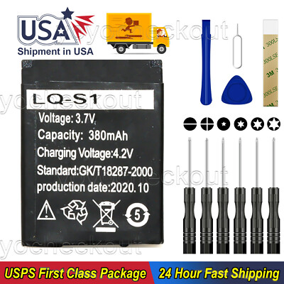 For SmartWatch DZ09 RYX-NX9 Battery LQ-S1 Replacement Tool USA