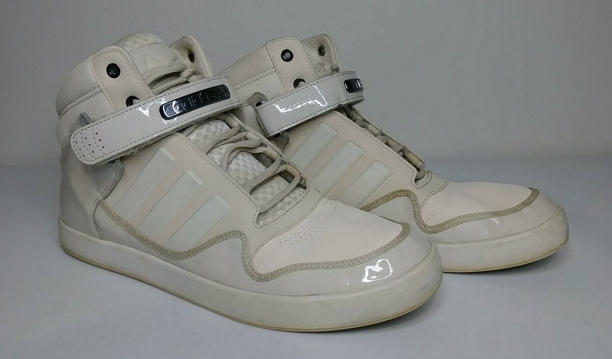 Mens Adidas AR 2.0 Bone White/White Shoe Size 13 High Top Mens Adidas AR 2.0 Bone White/White Shoe Size 13 High Top