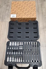 VIM Tools PRO 40pc Elite Master Torx Bit / E-Torx Socket Set Short & Long #TMS40