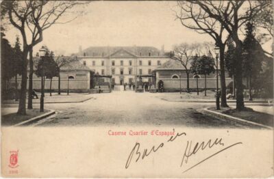 CPA PARIS Ed. K.E. 12. 2395 Kaserne Viertel Spanien (926553)