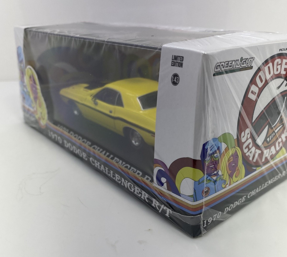 GREENLIGHT 1/43 Scale 1970 DODGE CHALLENGER R/T”SCAT PACK CLUB” | eBay
