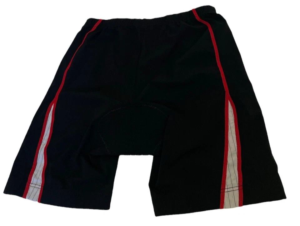 Pantalones Cortos de Triatlón TYR Para Mujer CARBONO Grandes Negros Rojos 6" con Almohadilla de Amplificador Hechos en EE. UU. Nuevos Foto 2 de 4