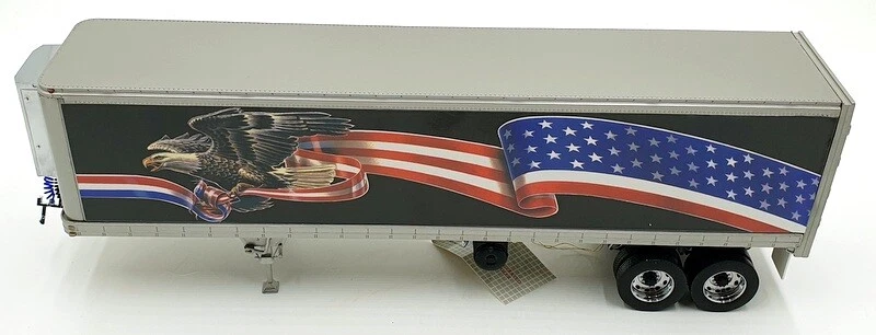 Franklin Mint 1/32 Scale B11UK53 - Refridgerated American Trailer - Silver/Black - Image 3 of 4