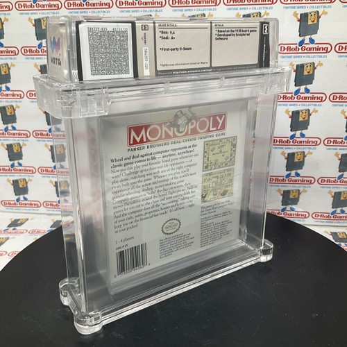 Monopoly Nintendo Gameboy Board game Legacy New Sealed VGA WATA CGC NES SNES N64 - Picture 8 of 18