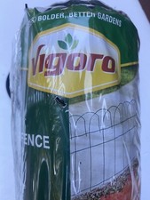 Vigoro  Rolled  Garden Border Edging Folding Fence Roll 14 Inches Green Finish