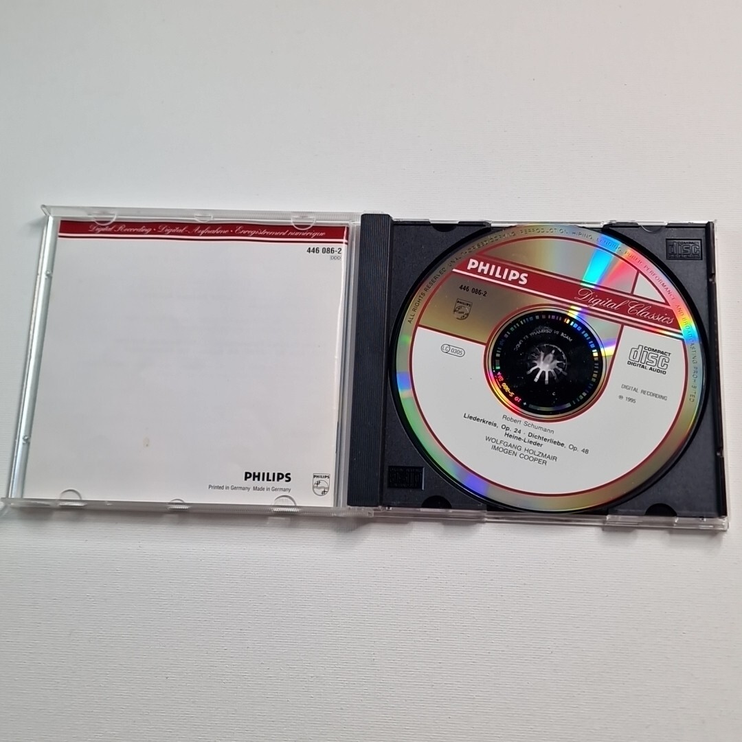 Schumann Dichterliebe Leiderkreis OP.24 (CD Album, 1995) Classical