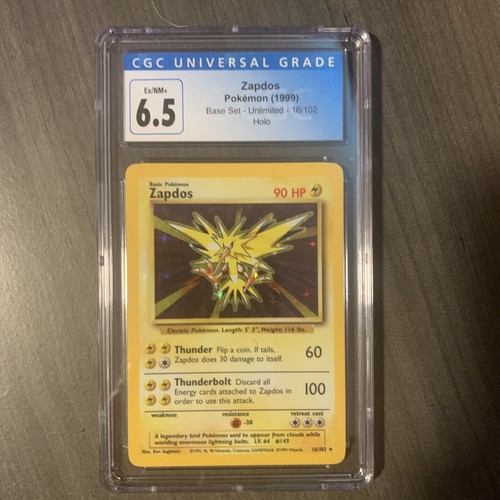 Zapdos graded CGC 6.5 for sale on eBay