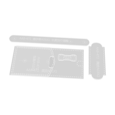 Geldbörse Acryl Vorlage Geldbeutel Vorlage Quilten Lederhandwerk Ledermuster