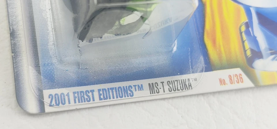 2001 Hot Wheels #20 First Editions 8/36 MS-T SUZUKA Green w/PR5 Spoke Wheels - Image 3 of 4