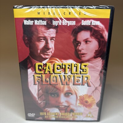 Cactus Flower DVD 1967 Walter Matthau Region 2 New Sealed