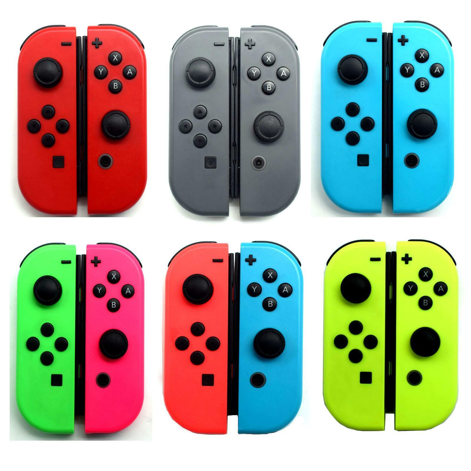 Joy-Con Pair (Neon Blue/Neon Yellow) ( Switch): Video Games