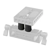 CAMVATE Aluminum Alloy 15mm Micro Rod 20mm Long(2 Pieces) For Camera Accessories